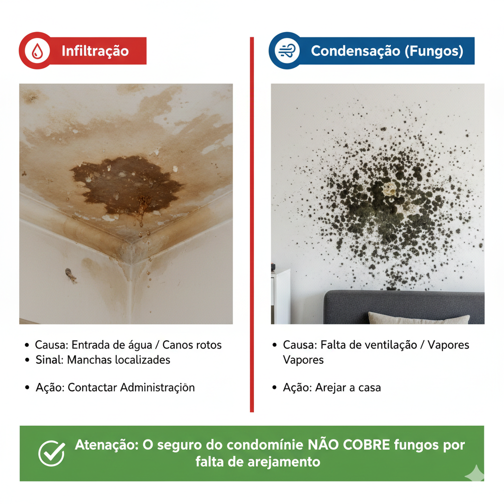 Exemplo de Humidades e Fungos